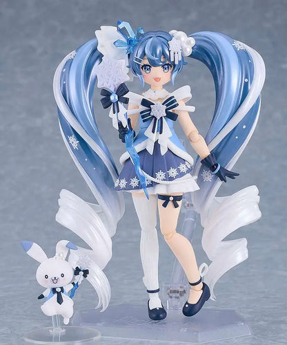 GOOD SMILE COMPANY SNOW MIKU CRYSTAL SNOW FIGMA AF ACTION FIGURE 13 cm