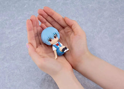 GOOD SMILE COMPANY REI - EVANGELION NENDOROID REBUILD PLUS RUBBER MASCOT MINI FIGURA 8 cm
