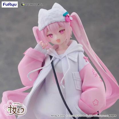 FURYU HASUNE MIKU SAKURA MIKU COOL STYLE TENITOL PETIT FIG FIGURA 19 cm
