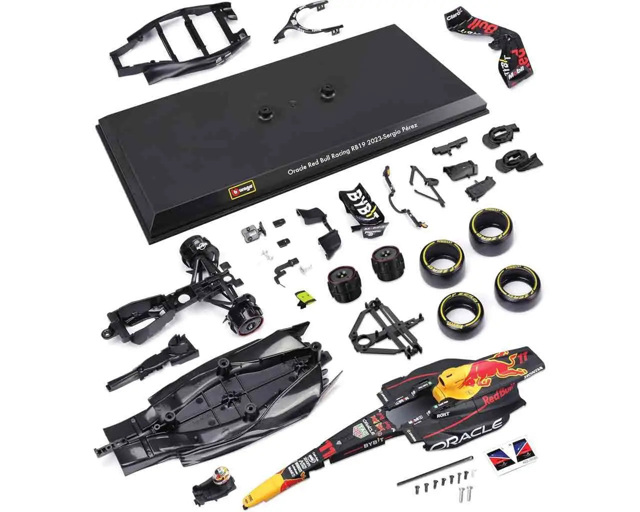 RED BULL F1 RB19 - MAX VERSTAPPEN WITH HELMET - MODEL KIT 1:24