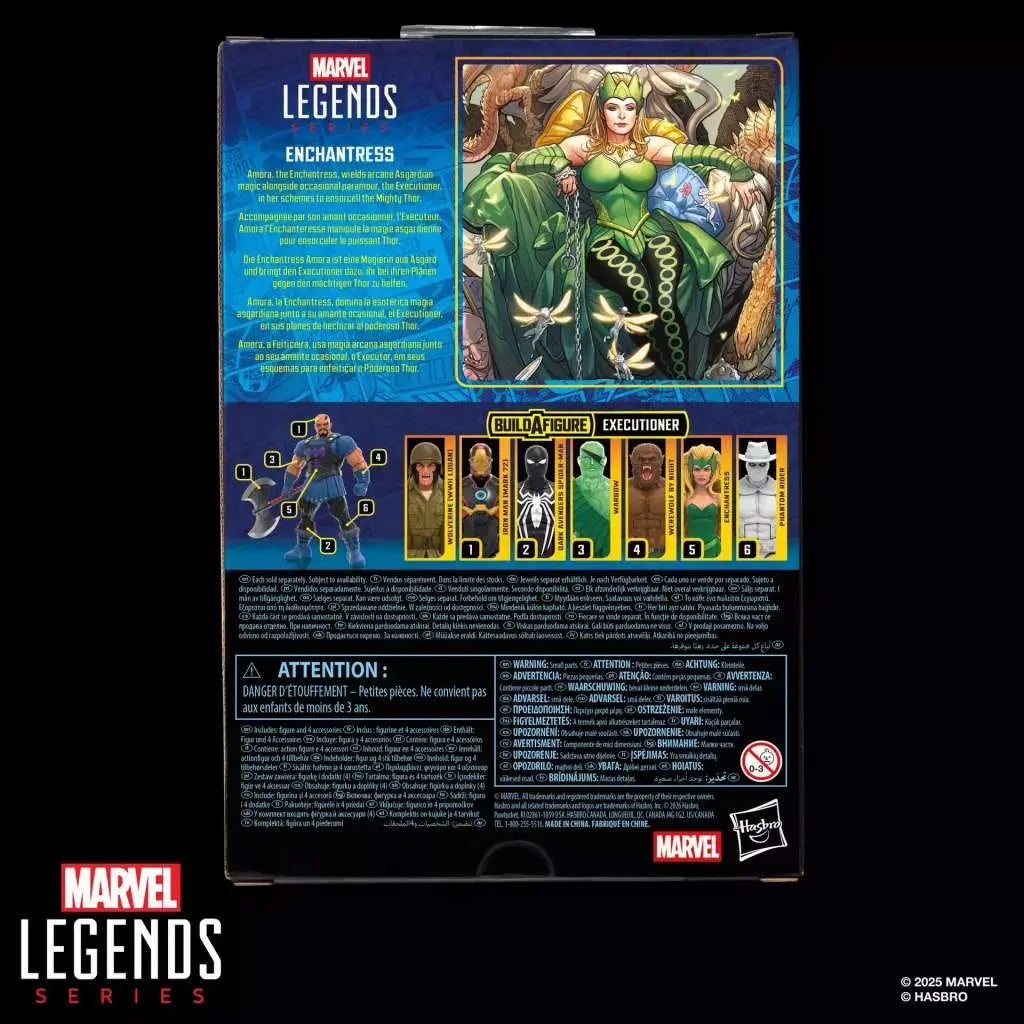 HASBRO - MARVEL LEGENDS EXECUTIONER BFS ENCHANTRESS ACTION FIGURE