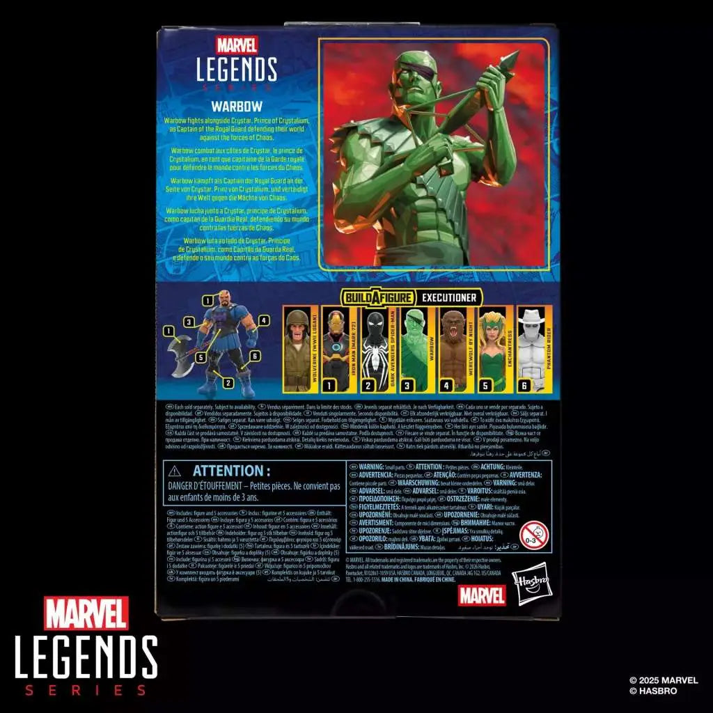 HASBRO - MARVEL LEGENDS EXECUTIONER BFS WARBOW ACTION FIGURE