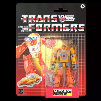 HASBRO - TRANSFORMERS RETRO G1 AUTOBOT WHEELIE ACTION FIGURE
