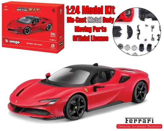 BBURAGO FERRARI SF90 STRADALE- 1:24 MODEL KIT