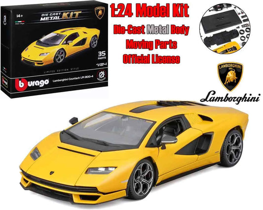 BBURAGO RG LAMBOHINI COUNTACH - 1:24 MODEL KIT