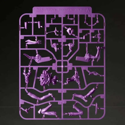 KAIYODO - EVANGELION UNIT-01/UNIT-02/PROTO TYPE-00 ARTPLA MODEL KIT 10 cm