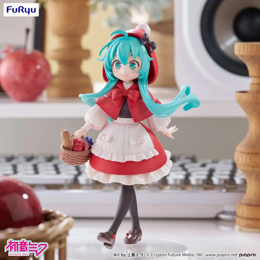 HATSUNE MIKU LITTLE RED RIDING HOOD DESKTOP FAIRY FIGURE