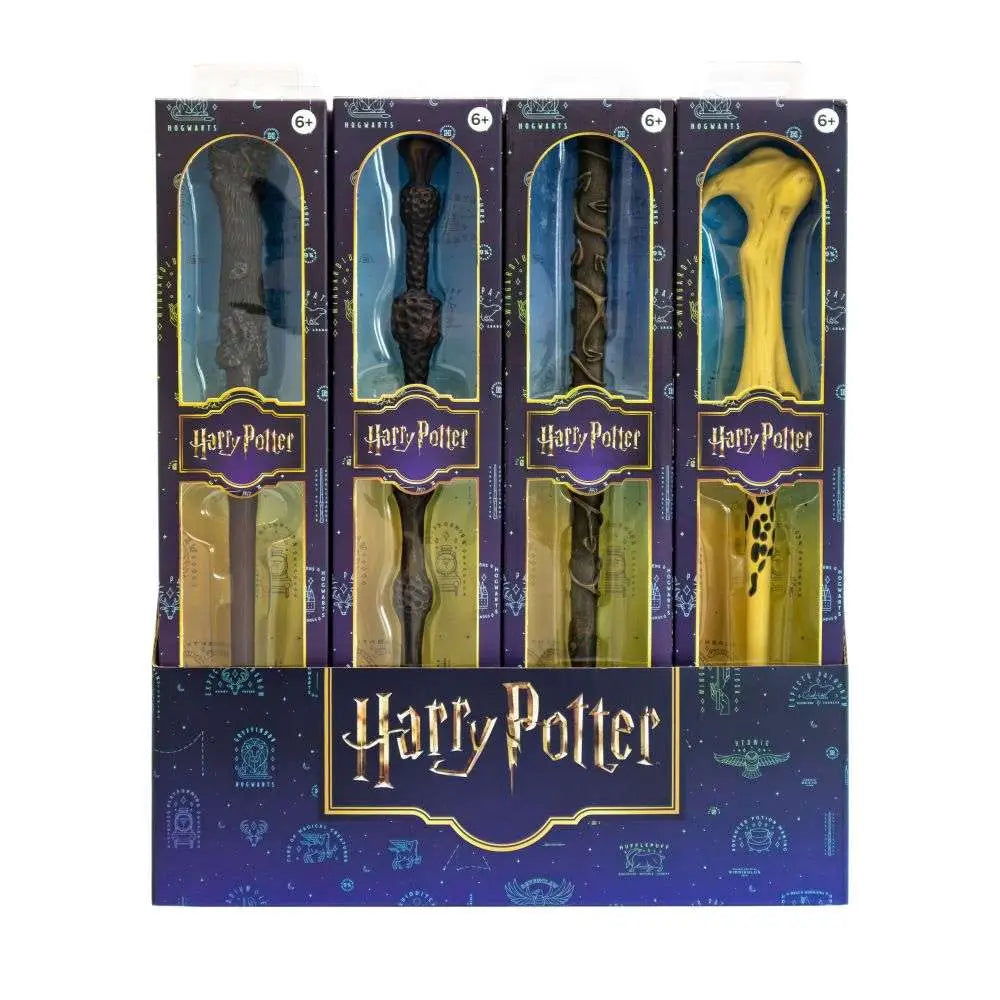 NOBLE COLLECTIONS - HARRY POTTER ROLE PLAY WAND 12PC DISPLAY REPLICA