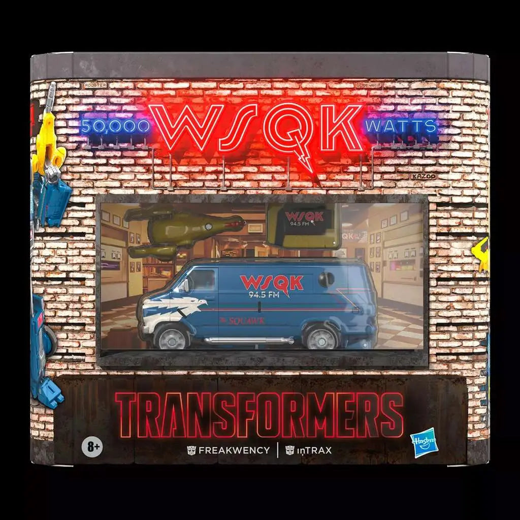 HASBRO - TRANSFORMERS X STRANGER THINGS FREAKWENCY 8-TRACK ACTION FIGURE