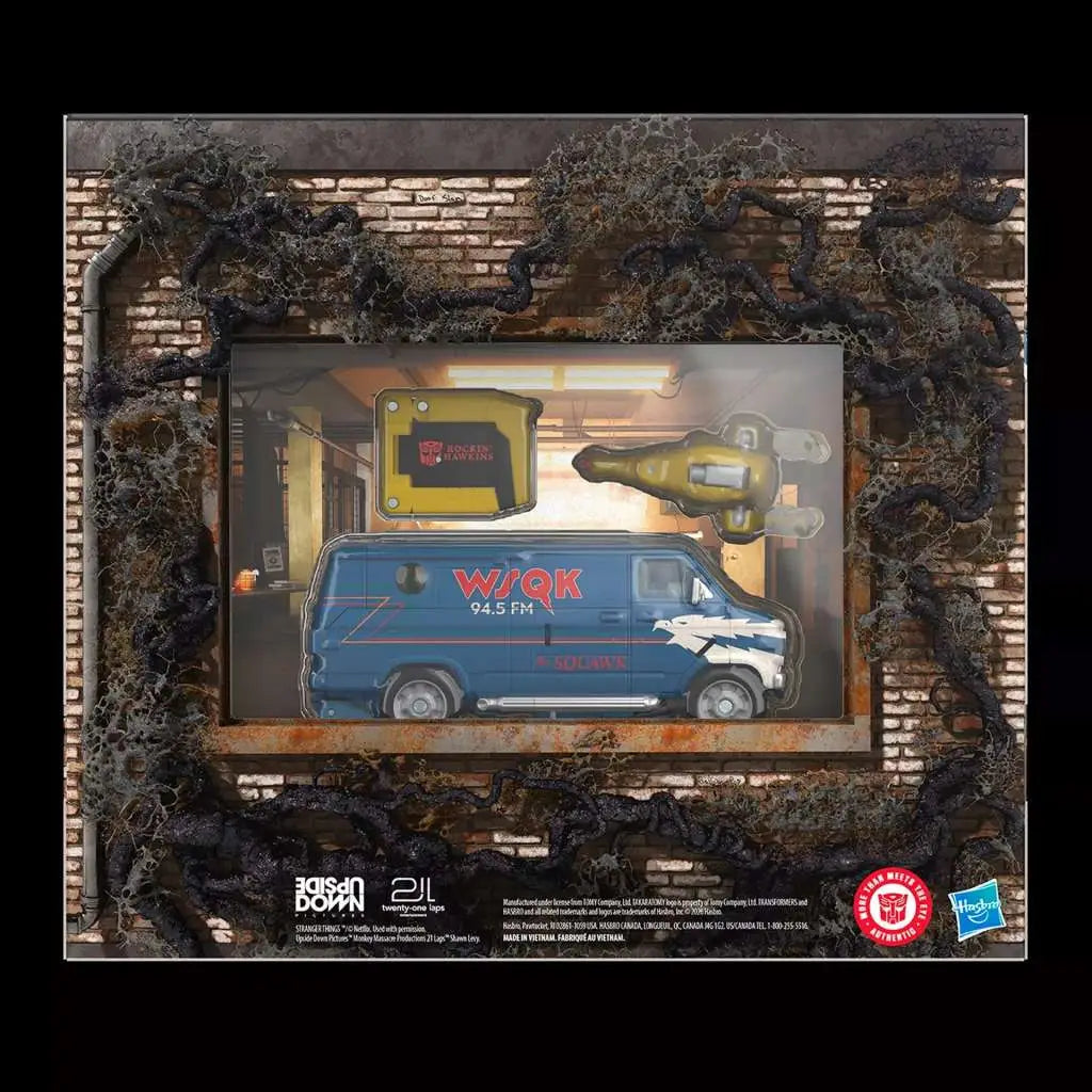HASBRO - TRANSFORMERS X STRANGER THINGS FREAKWENCY 8-TRACK ACTION FIGURE
