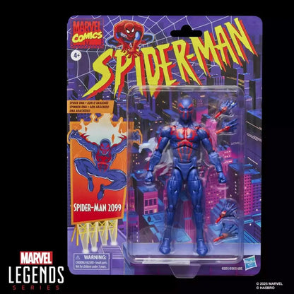 MARVEL LEGENDS SPIDER-MAN VINTAGE SPIDER-MAN 2099 ACTION FIGURE