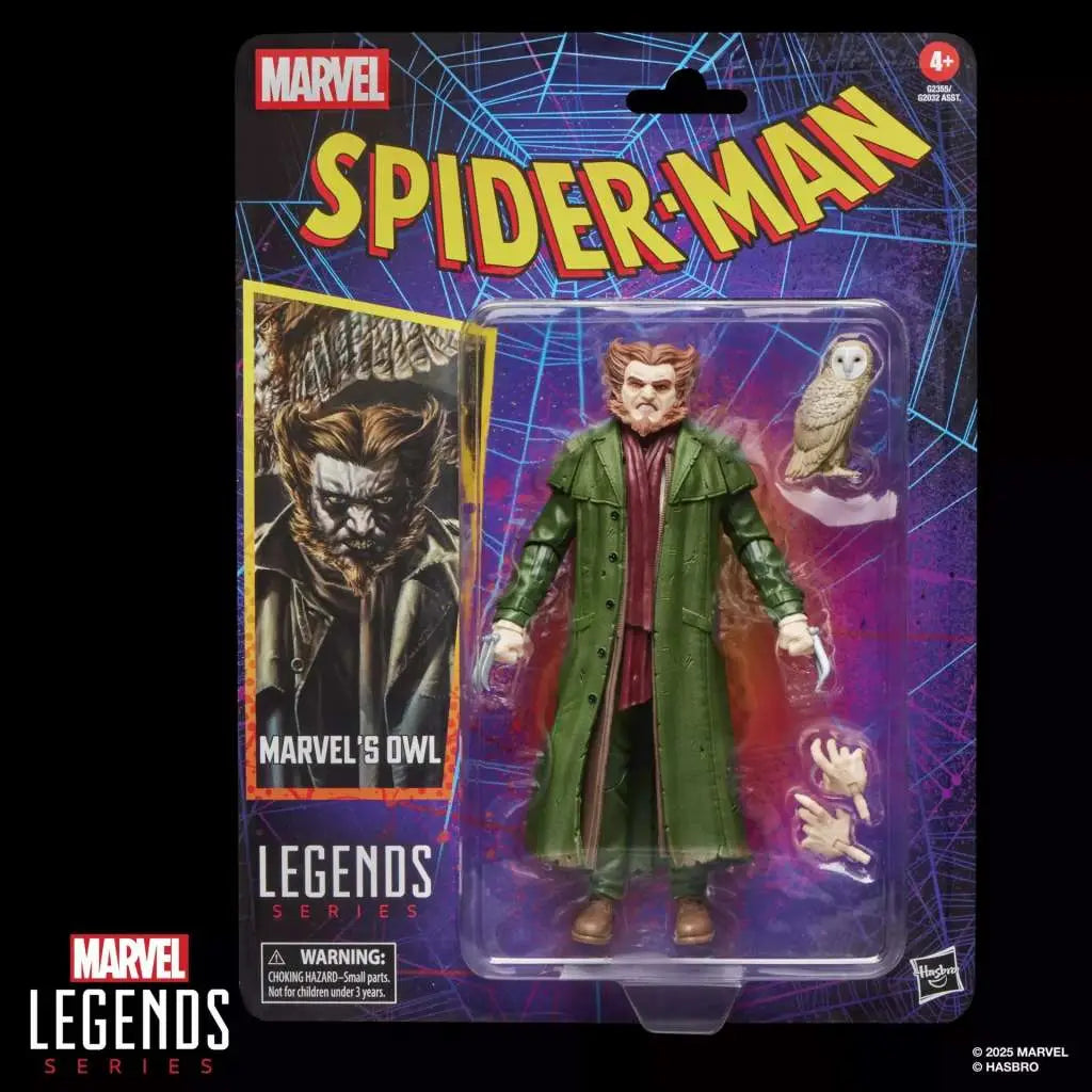 HASBRO SPIDER-MAN - MARVEL LEGENDS VINTAGE OWL ACTION FIGURE