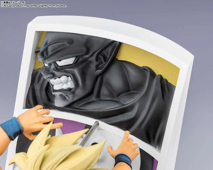 BANDAI - DRAGON BALL Z SUPER SAIYAN SON GOKU TRAIL BATTLES FIGUARTS ZERO STATUA 22 cm