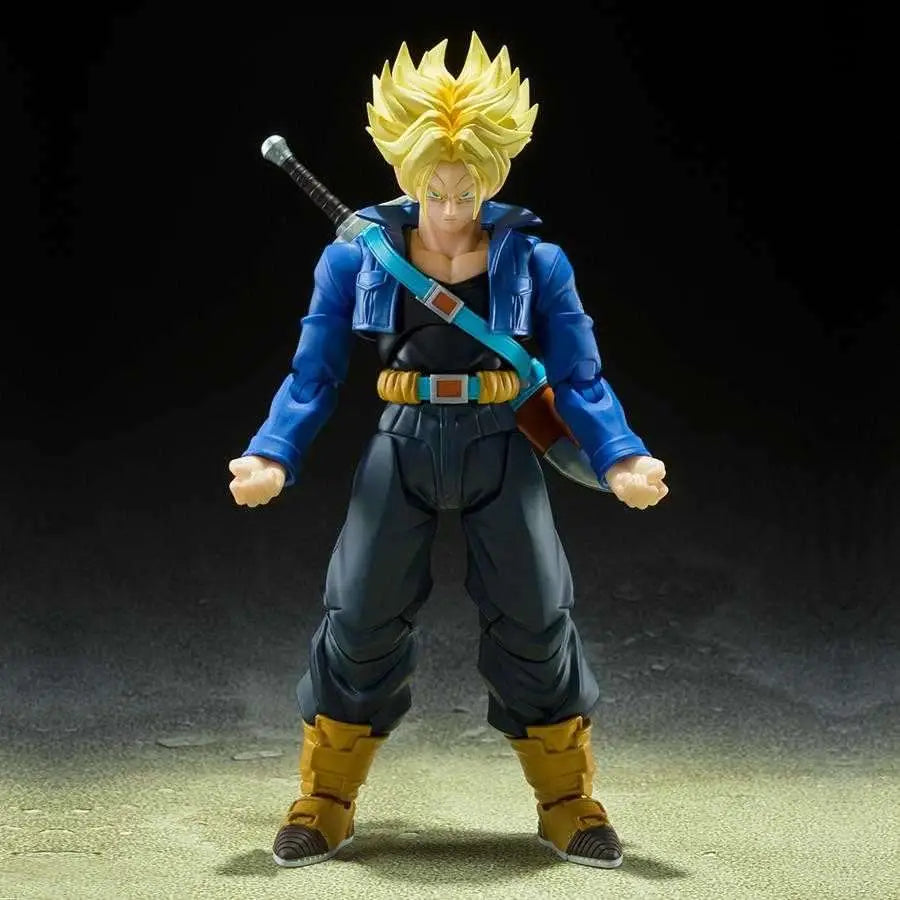BANDAI - DRAGON BALL Z SHF SS TRUNKS BOY FUTURE REISSUE ACTION FIGURE 15 cm