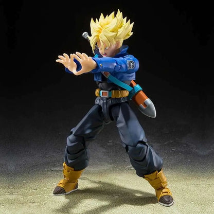 BANDAI - DRAGON BALL Z SHF SS TRUNKS BOY FUTURE REISSUE ACTION FIGURE 15 cm