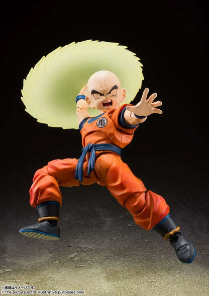 BANDAI - DRAGON BALL Z SHF KRILLIN EARTH STRONG MAN REISSUE ACTION FIGURE 13 cm