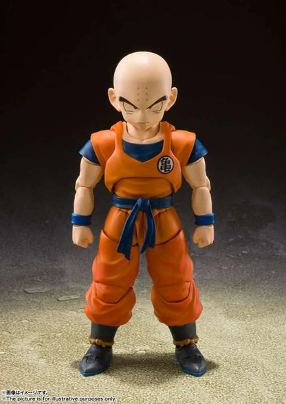 BANDAI - DRAGON BALL Z SHF KRILLIN EARTH STRONG MAN REISSUE ACTION FIGURE 13 cm