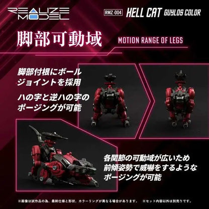 ZOIDS REALIZE MODEL RMZ-004 HELCAT GUYLOS COLOR MODEL KIT