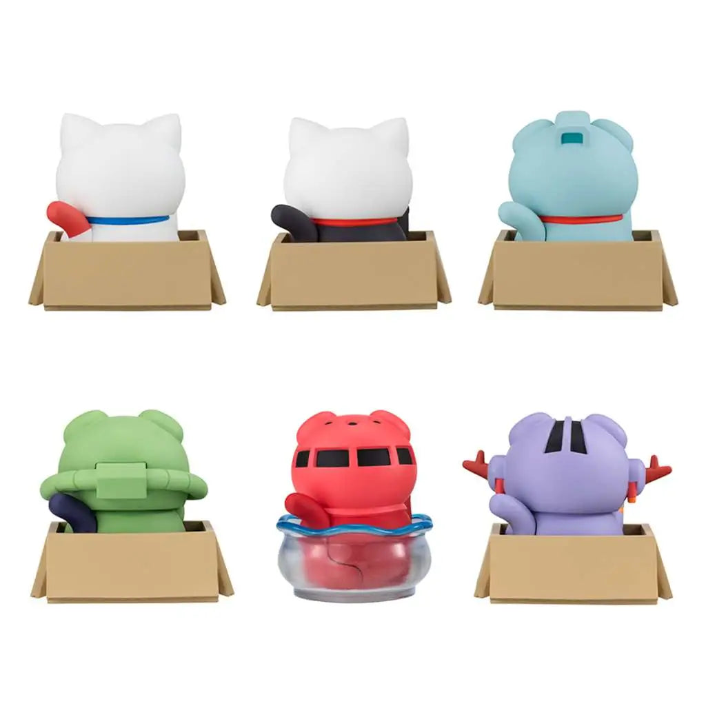 MEGAHOUSE - GUNDAM MOBILE SUITE MEGACAT PROJECT NYANDAM LUCKYCAT SET GIFT MINI FIGURA 10 cm