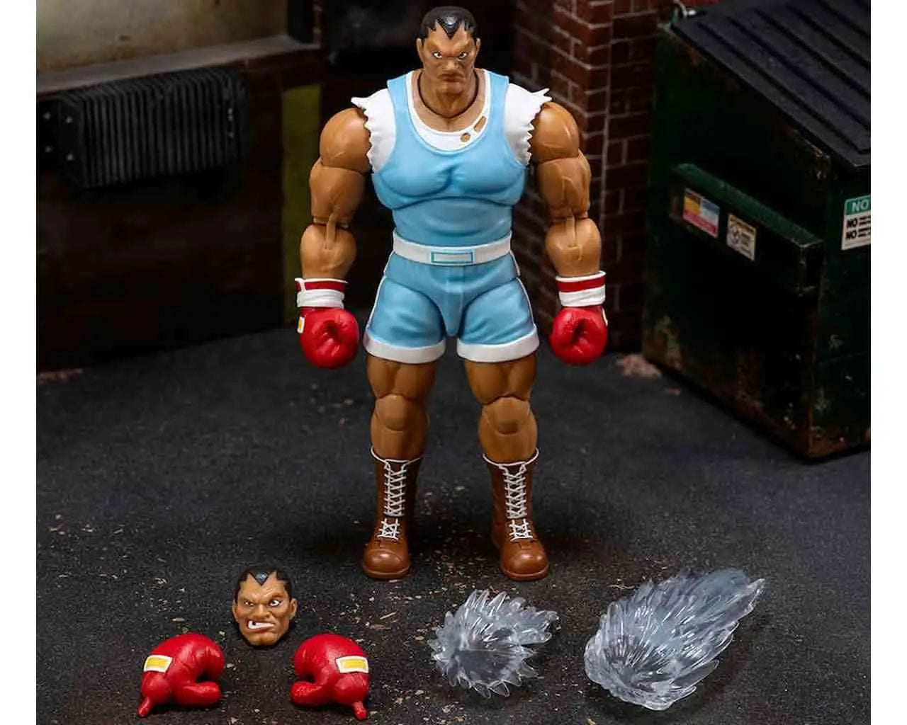 JADA TOYS BALROG - STREET FIGHTER II DELUXE 1/2 ACTION FIGURE 16 cm