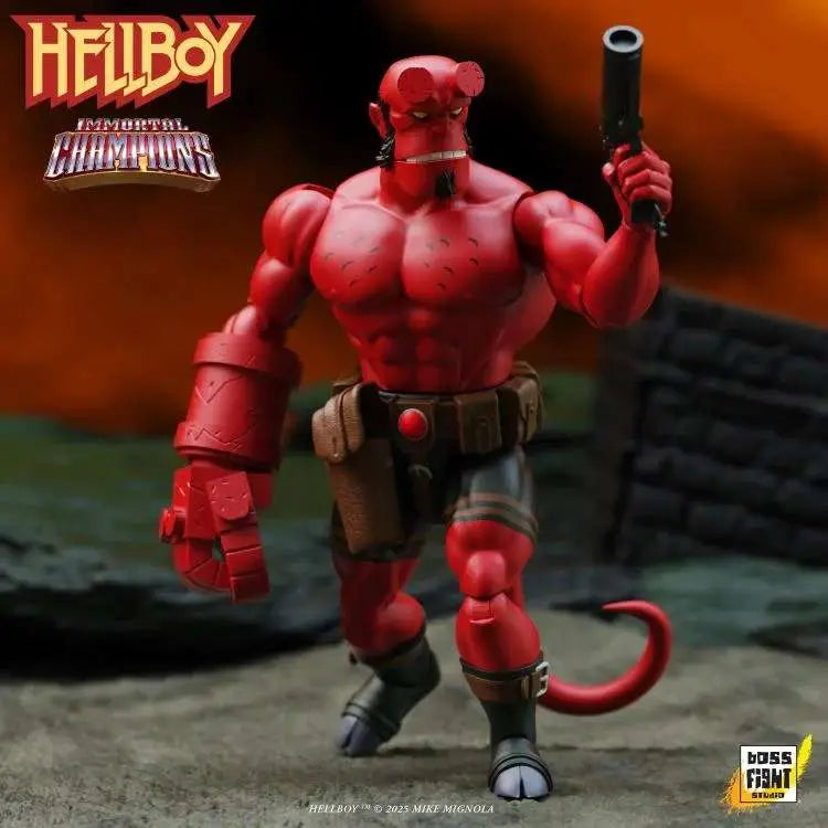 BOSS FIGHT STUDIO HELLBOY IMMORTAL CHAMPIONS RETRO ACTION FIGURE 13.5 cm