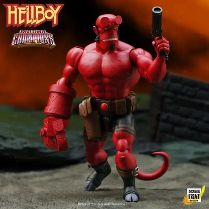 BOSS FIGHT STUDIO HELLBOY IMMORTAL CHAMPIONS RETRO ACTION FIGURE 13.5 cm