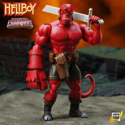 BOSS FIGHT STUDIO HELLBOY IMMORTAL CHAMPIONS RETRO ACTION FIGURE 13.5 cm