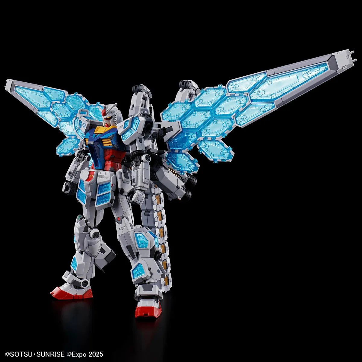 BANDAI - GUNDAM HG RX-78F00/E EX-001 G.L.R.S.S. FEATHER UNIT 1/144 MODEL KIT 12 cm
