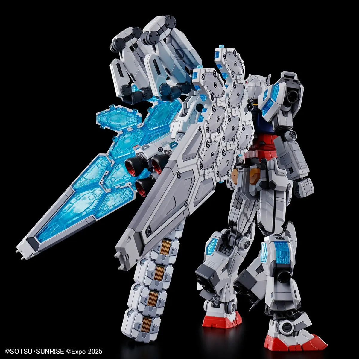 BANDAI - GUNDAM HG RX-78F00/E EX-001 G.L.R.S.S. FEATHER UNIT 1/144 MODEL KIT 12 cm