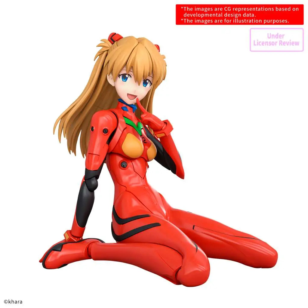 BANDAI 30MP ASUKA SHIKINAMI LANGLEY PLUG SUIT VER MODEL KIT 15 cm