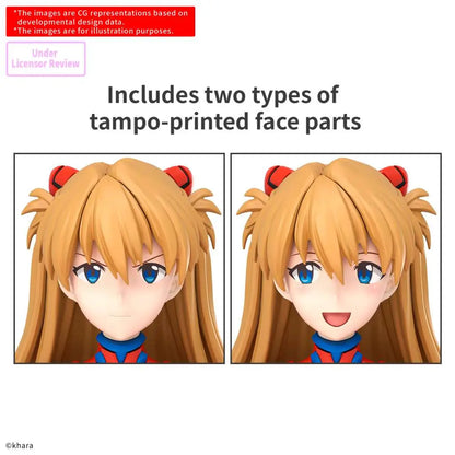 BANDAI 30MP ASUKA SHIKINAMI LANGLEY PLUG SUIT VER MODEL KIT 15 cm