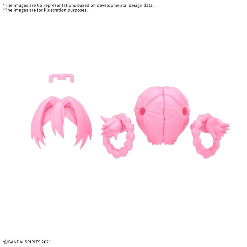 BANDAI 30MS OPTION HAIR STYLE PARTS VOL 13 ALL 4 TYPES MODEL KIT -