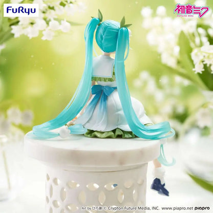 FURYU HATSUNE MIKU FLOWER FAIRY LILY VALLEY NOODLE STOPPER FIGURA 14 cm