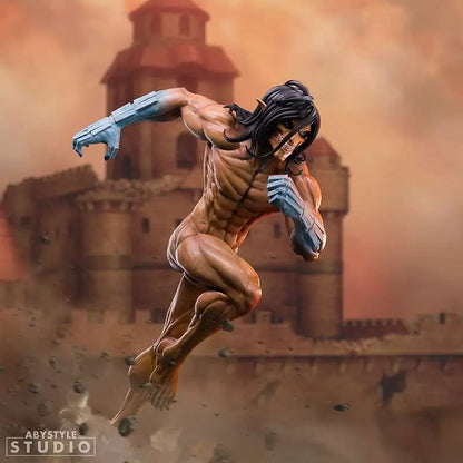 ABYSTYLE STUDIO EREN - ATTACK ON TITAN TITAN FORM SUPER COLLECTION 1/10 STATUA 19 cm