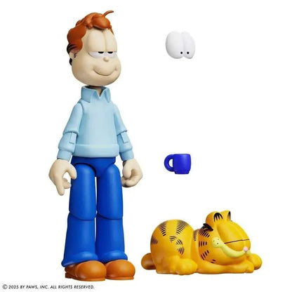 BOSS FIGHT STUDIO GARFIELD JON ARBUCKLE DLX ACTION FIGURE 19 cm