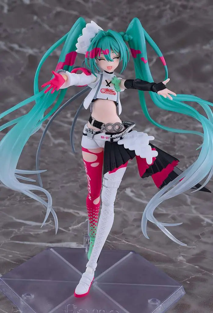 GOOD SMILE COMPANY HATSUNE MIKU GT PROJECT RACING MIKU 2025 FIGMA AF ACTION FIGURE 15 cm