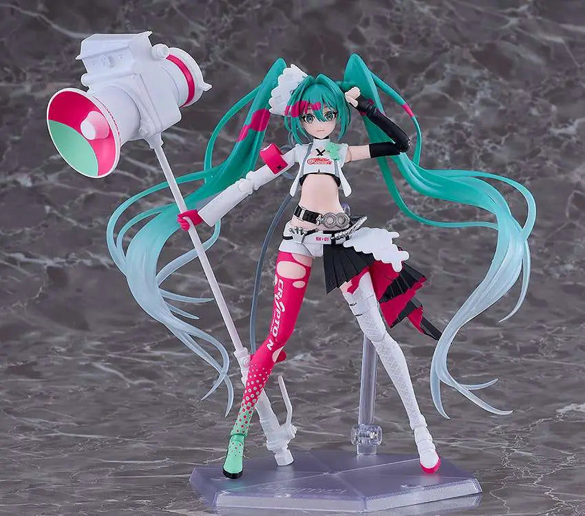 GOOD SMILE COMPANY HATSUNE MIKU GT PROJECT RACING MIKU 2025 FIGMA AF ACTION FIGURE 15 cm