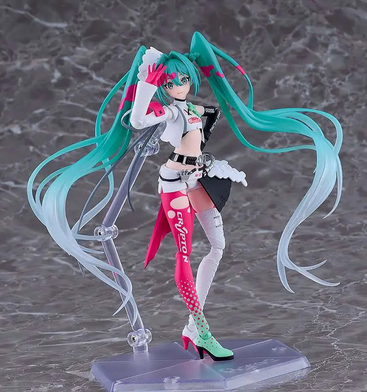 GOOD SMILE COMPANY HATSUNE MIKU GT PROJECT RACING MIKU 2025 FIGMA AF ACTION FIGURE 15 cm