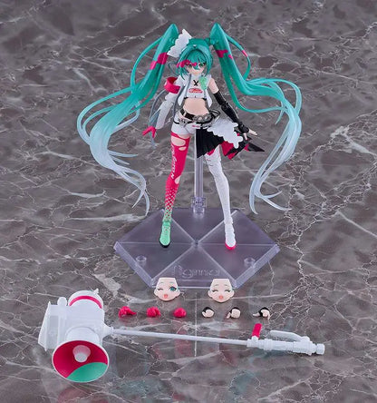 GOOD SMILE COMPANY HATSUNE MIKU GT PROJECT RACING MIKU 2025 FIGMA AF ACTION FIGURE 15 cm