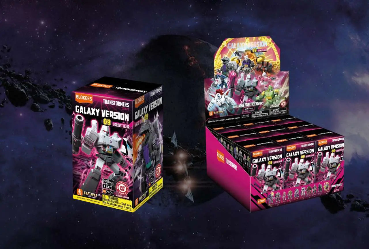 BLOKEES - TRANSFORMERS DARKEST HOUR GALAXY VERSION 09 BLIND BOX SET (9) MODEL KIT 10 cm