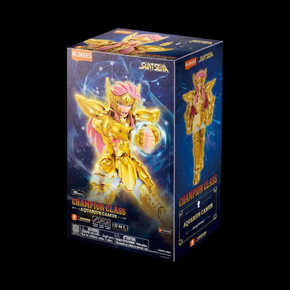 BLOKEES MU & AQUARIUS - SAINT SEIYA CHAMPION CLASS CAS 08 MODEL KIT 12 cm