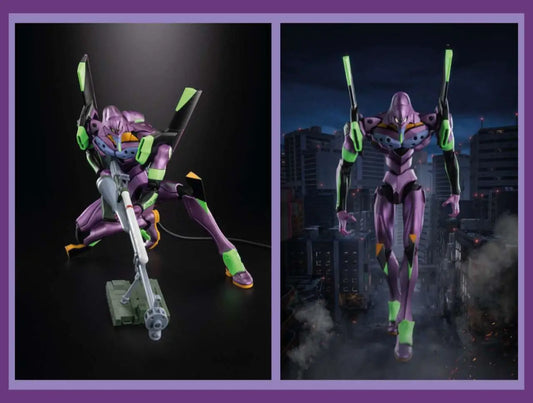 BLOKEES - EVANGELION NEON GENESIS TEST TYPE 01 TVERSION ACTION EDITION MODEL KIT 17 cm