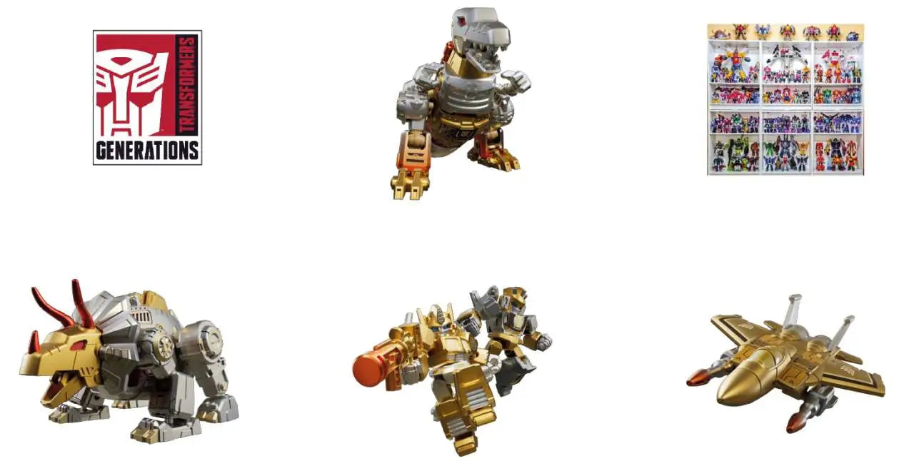 BLOKEES - TRANSFORMERS DINOBOT DESERTICON 2026 X YEARLY VERSION LIMITED BOX SET (8) MODEL KIT 6cm