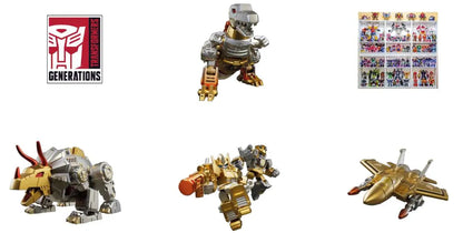 BLOKEES - TRANSFORMERS DINOBOT DESERTICON 2026 X YEARLY VERSION LIMITED BOX SET (8) MODEL KIT 6cm