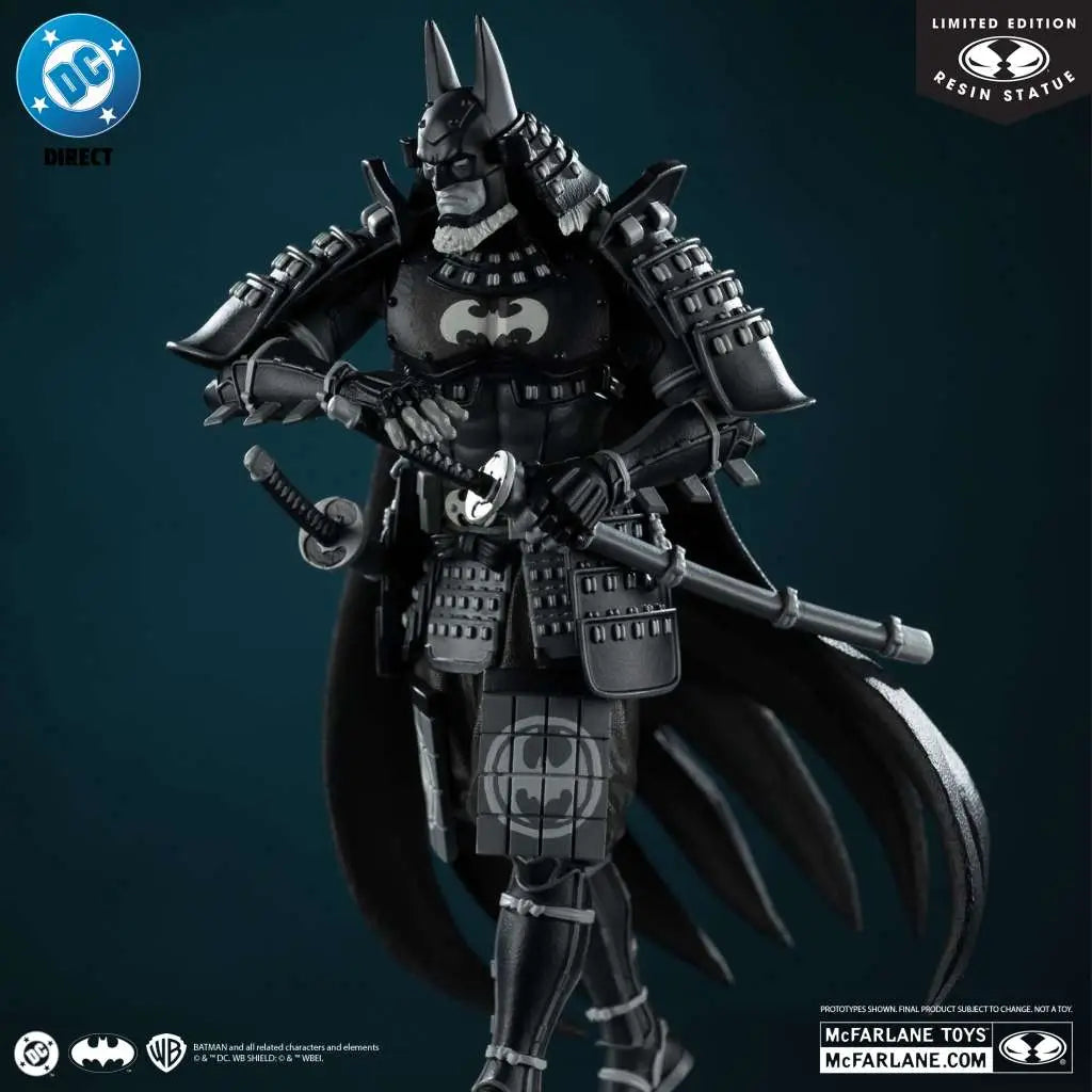 MCFARLANE TOYS 25 BATMAN - DC DIRECT BLACK & WHITE BATMAN NINJA RESIN STATUA 20 cm