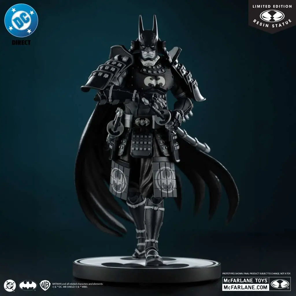 MCFARLANE TOYS 25 BATMAN - DC DIRECT BLACK & WHITE BATMAN NINJA RESIN STATUA 20 cm