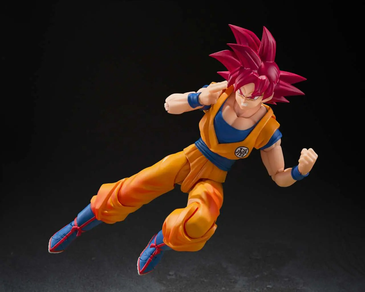 BANDAI - DRAGON BALL SUPER S.H.FIGUARTS SAIYAN GOD SON GOKU GOD AURA ACTION FIGURE 14.5 cm