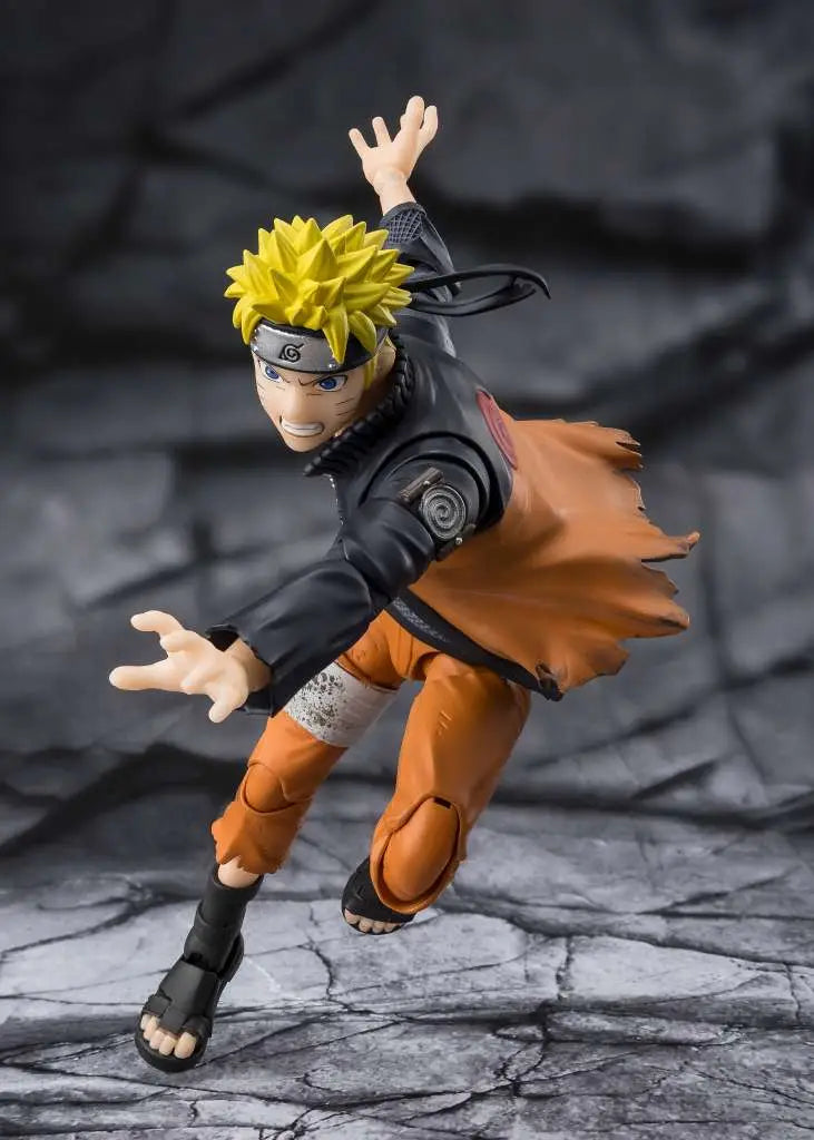 BANDAI NARUTO - NARUTO S.H.FIGUARTS UZUMAKI POWER UNITE ACTION FIGURE 14.5 cm