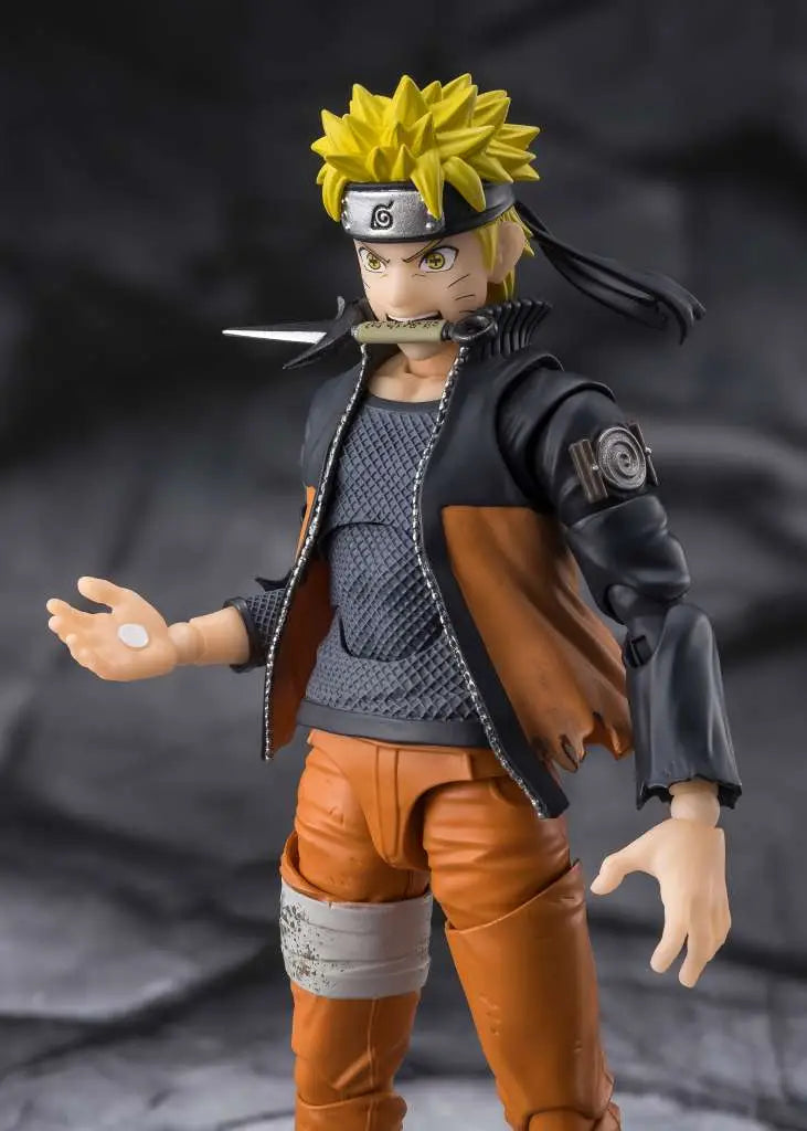 BANDAI NARUTO - NARUTO S.H.FIGUARTS UZUMAKI POWER UNITE ACTION FIGURE 14.5 cm