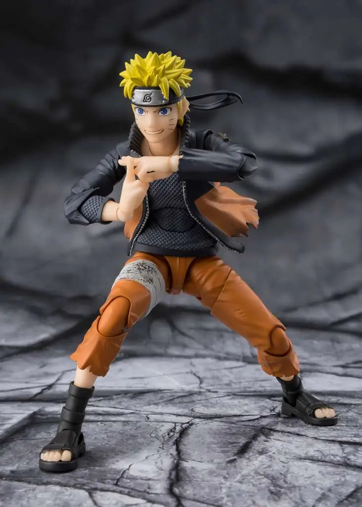 BANDAI NARUTO - NARUTO S.H.FIGUARTS UZUMAKI POWER UNITE ACTION FIGURE 14.5 cm